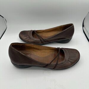 NaturalSoul By Naturalizer Womens Mary Janes Size 10 M Nerman Style Brown